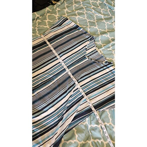 All in Love 3XL Short Sleeve Blue and White Striped Shirt - Picture 7 of 9